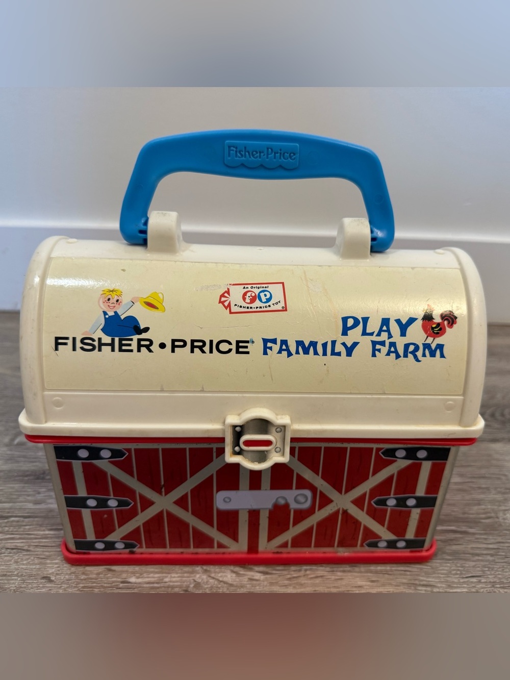 Vintage Fisher-Price Play Family Farm Carry Case